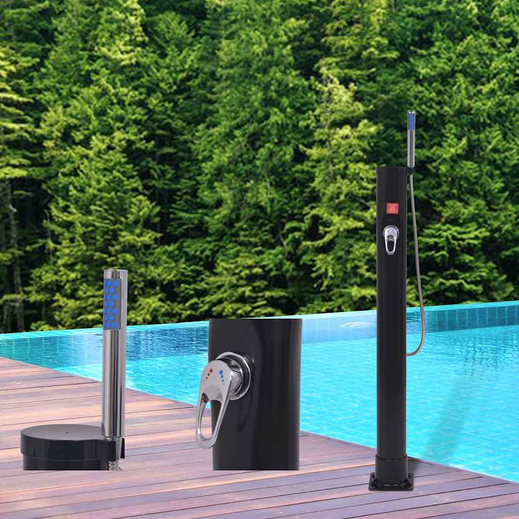 solopvarmet bruser 8 l PVC stål