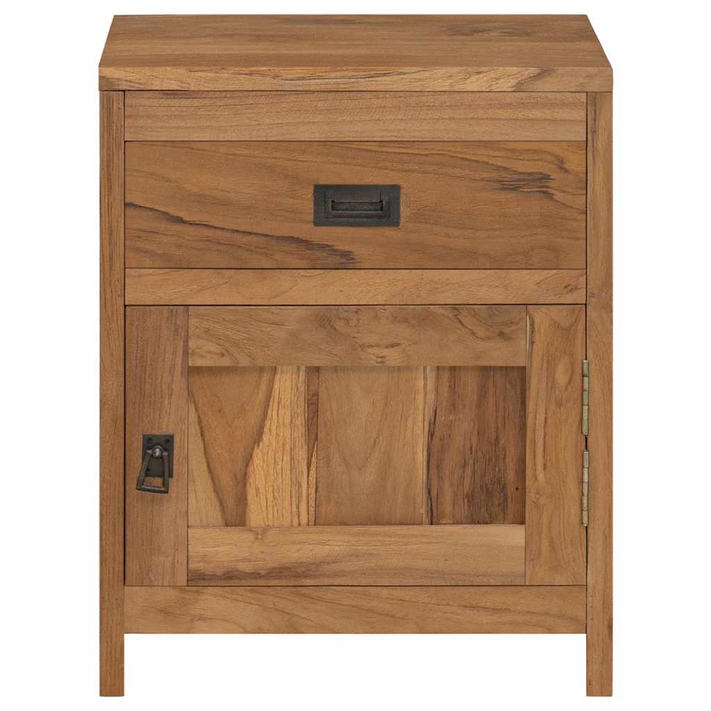 sengebord 40x30x50 cm massivt teaktræ