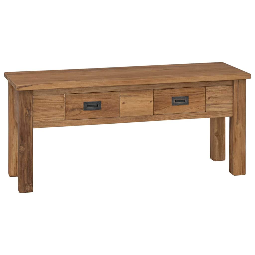 entrébænk 90x30x40 cm massivt teaktræ