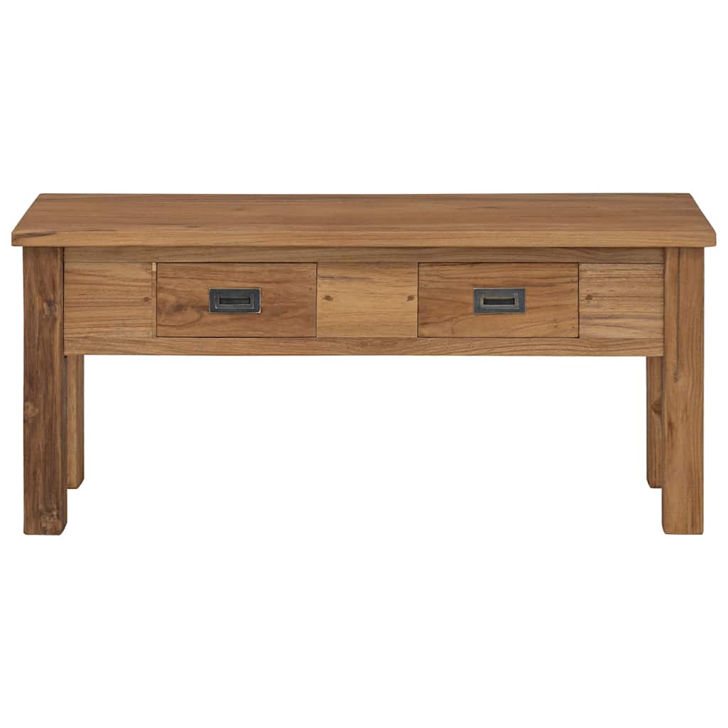 entrébænk 90x30x40 cm massivt teaktræ