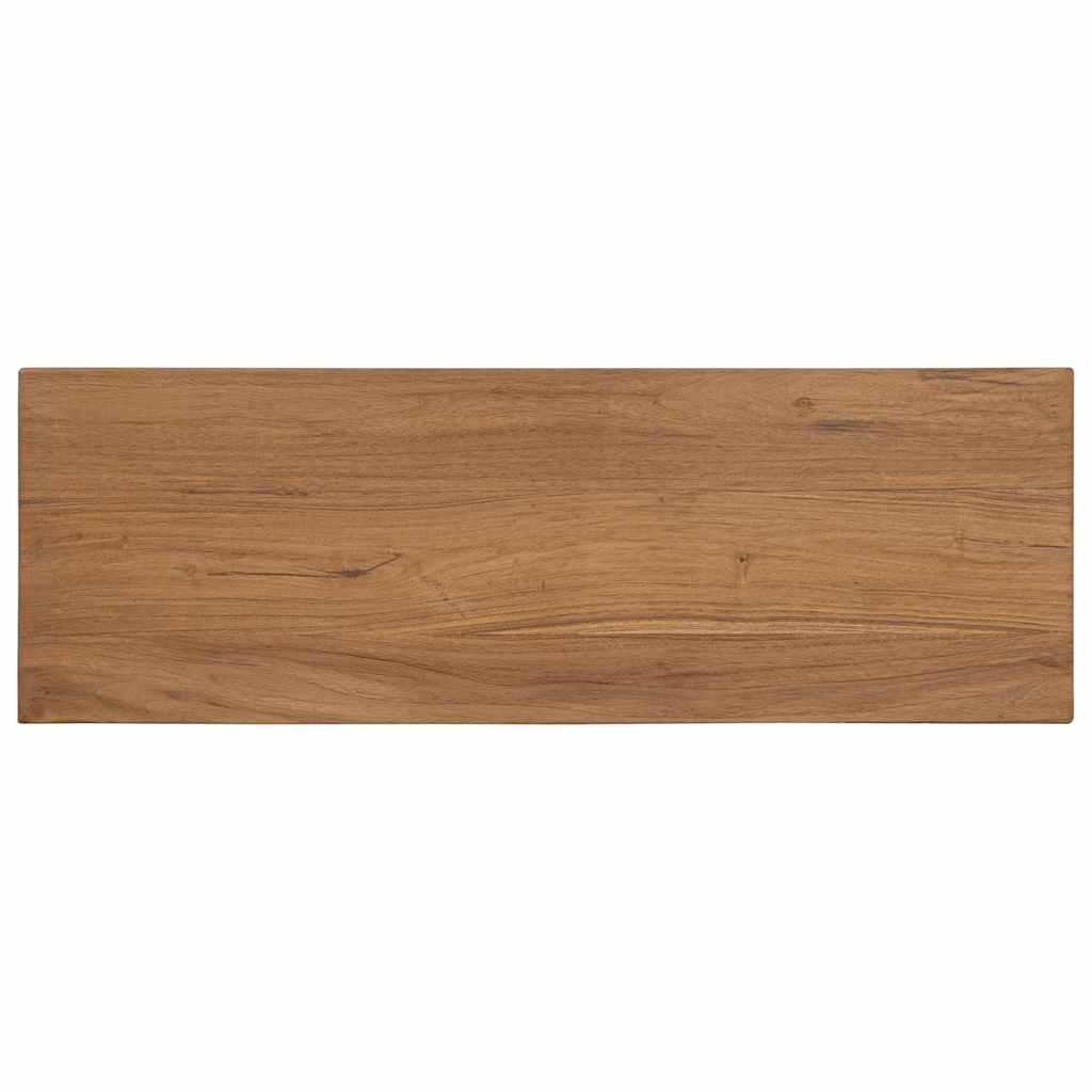 entrébænk 90x30x40 cm massivt teaktræ