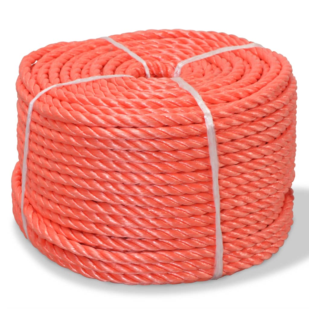 snoet reb i polypropylen 12 mm 100 m orange