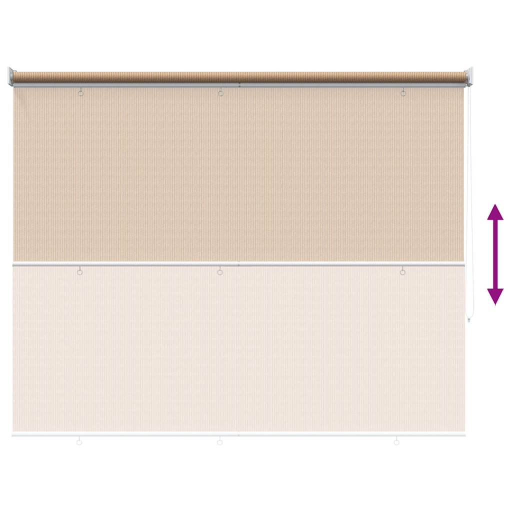 udendørs rullegardin 145 (B) x 140 (H) cm beige