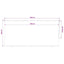 udendørs rullegardin 355 (B) x 140 (H) cm beige