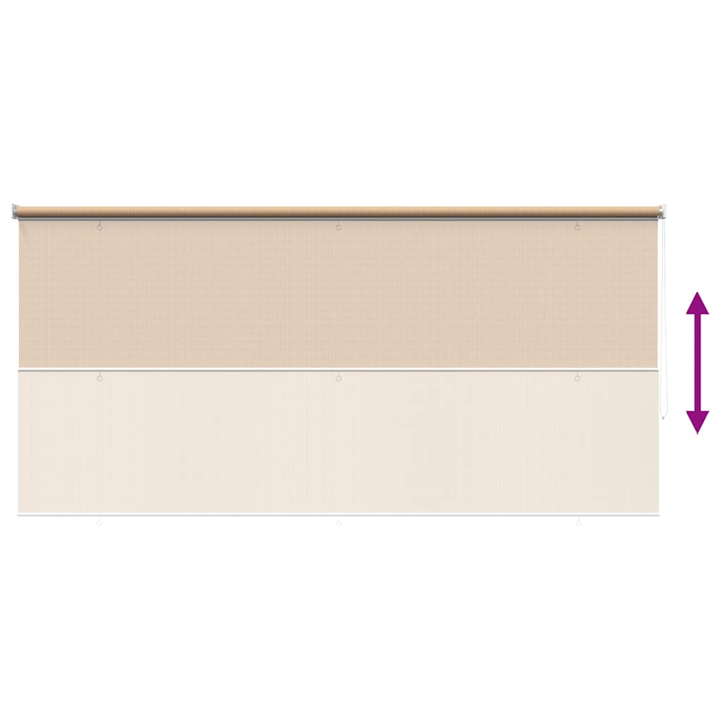 udendørs rullegardin 405 (B) x 140 (H) cm beige