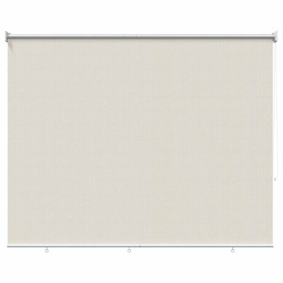 udendørs rullegardin 205 (B) x 140 (H) cm cremefarvet
