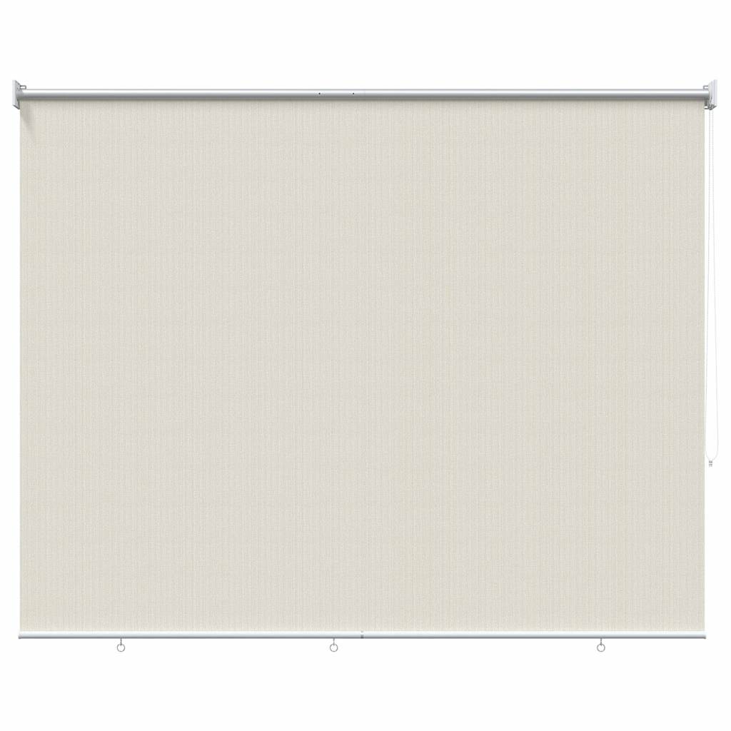 udendørs rullegardin 225 (B) x 140 (H) cm cremefarvet