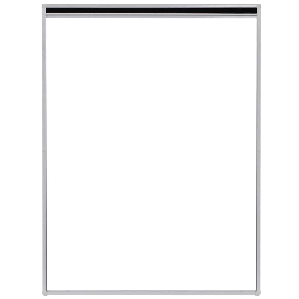 plisseret insektnet til vinduer aluminium 60 x 80 cm