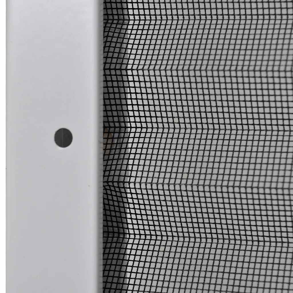 plisseret insektnet til vinduer aluminium 60 x 80 cm