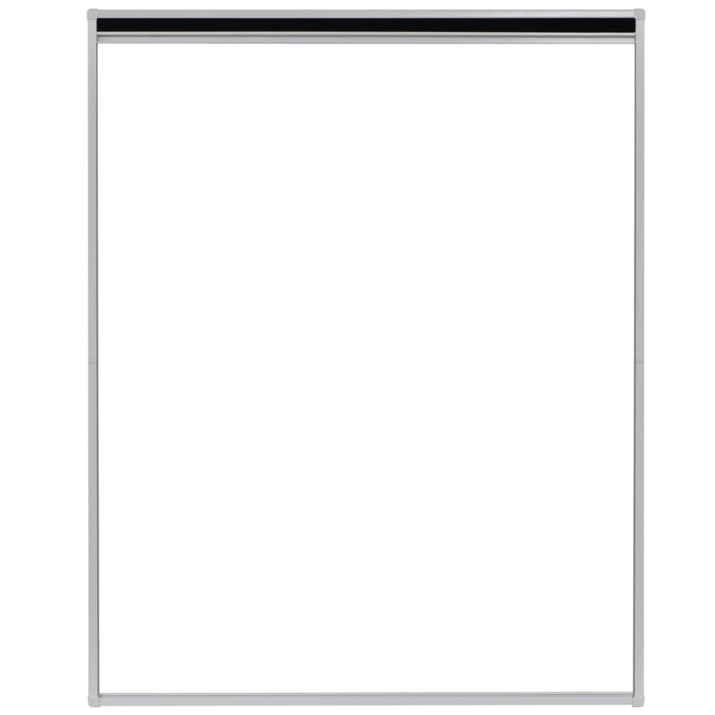 plisseret insektnet til vinduer aluminium 80 x 100 cm