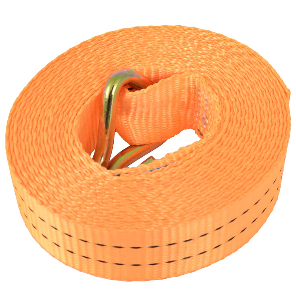 surringsbånd 4 stk.1 ton 6 m x 38 mm orange