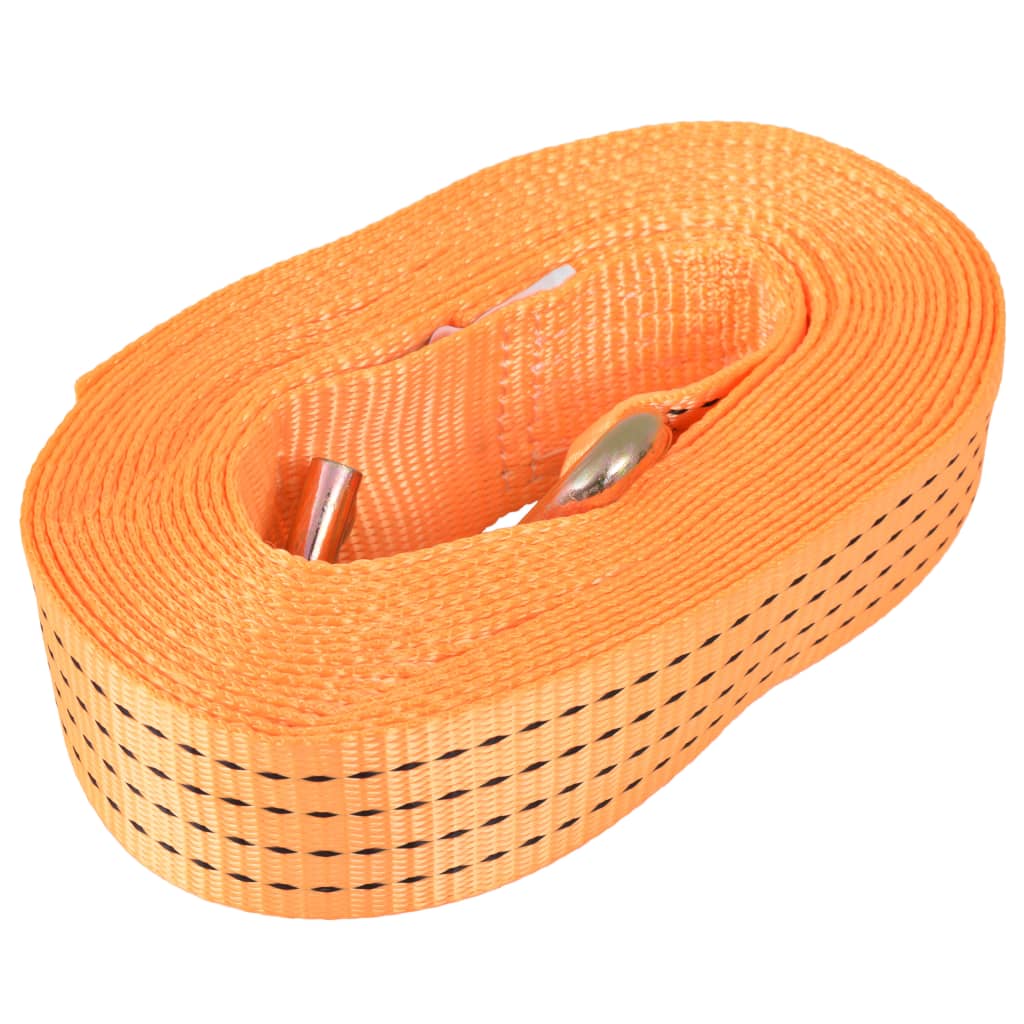 surringsbånd med skralde 10 stk. 2 ton 8 m x 50 mm orange