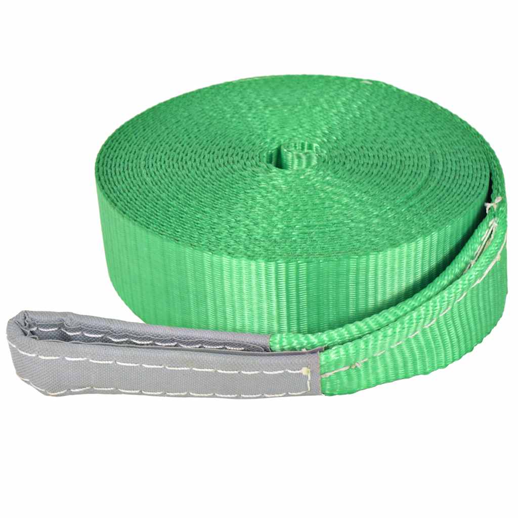 slackline 15 m x 50 mm 150 kg grøn