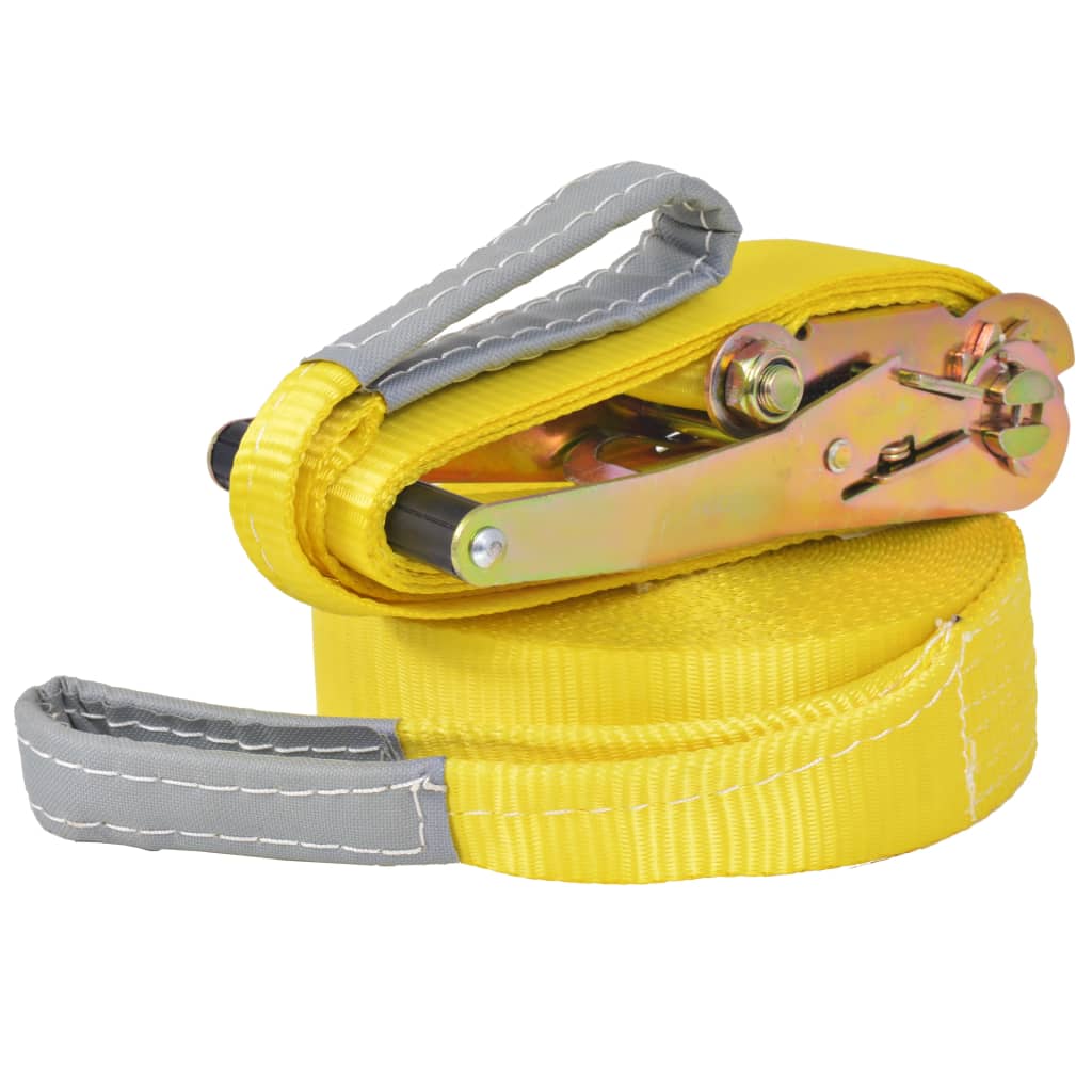slackline 15 m x 50 mm 150 kg gul