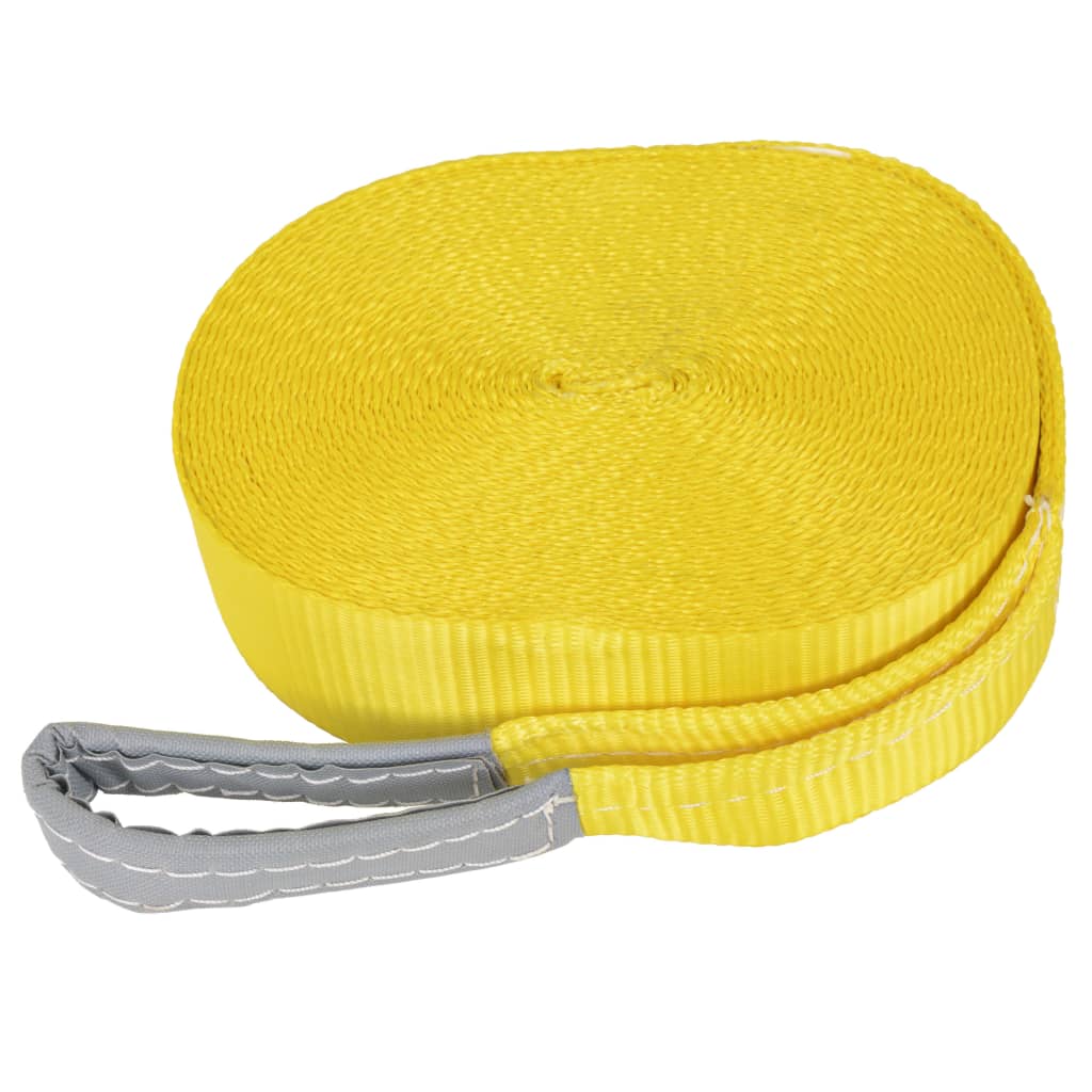 slackline 15 m x 50 mm 150 kg gul