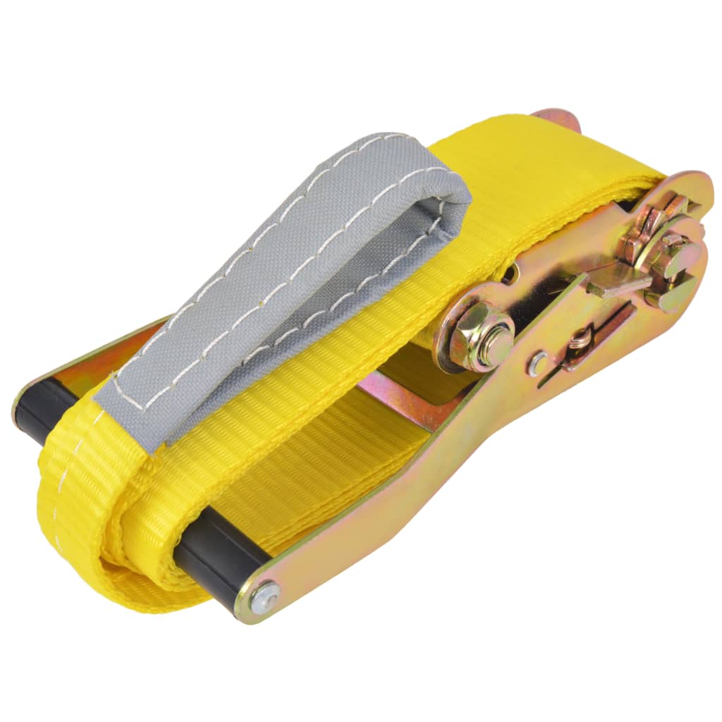 slackline 15 m x 50 mm 150 kg gul