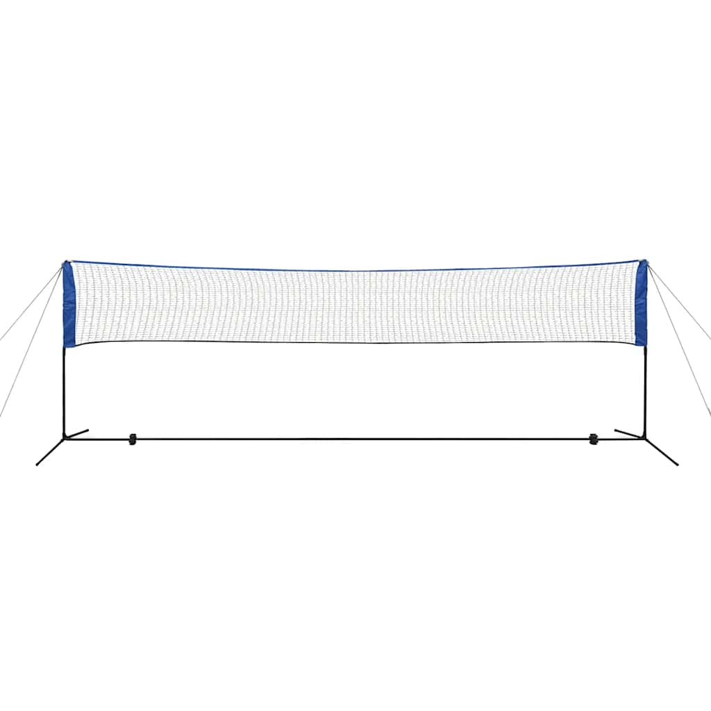 badmintonnet-sæt med fjerbolde 500 x 155 cm