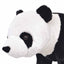 stående tøjdyr panda plysstof XXL sort og hvid