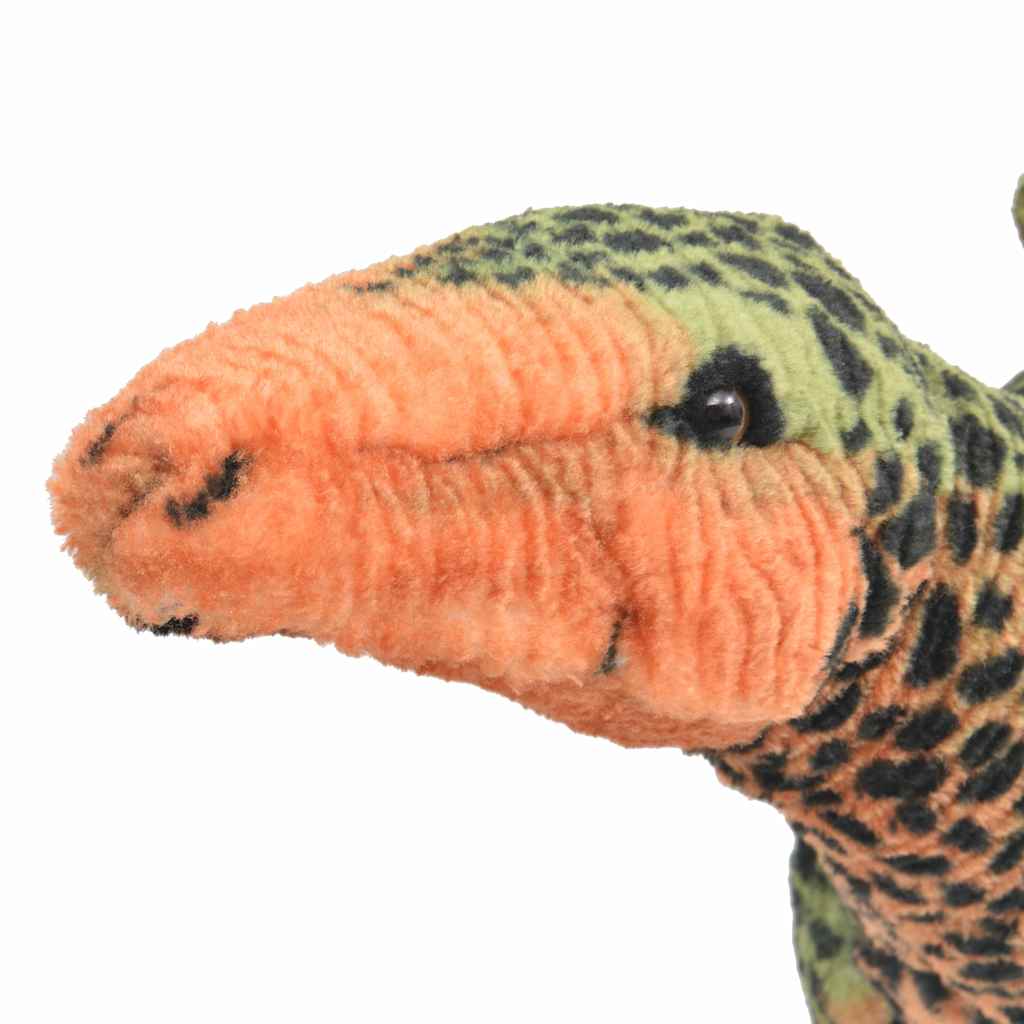 stående tøjdyr stegosaurus plysstof XXL grå