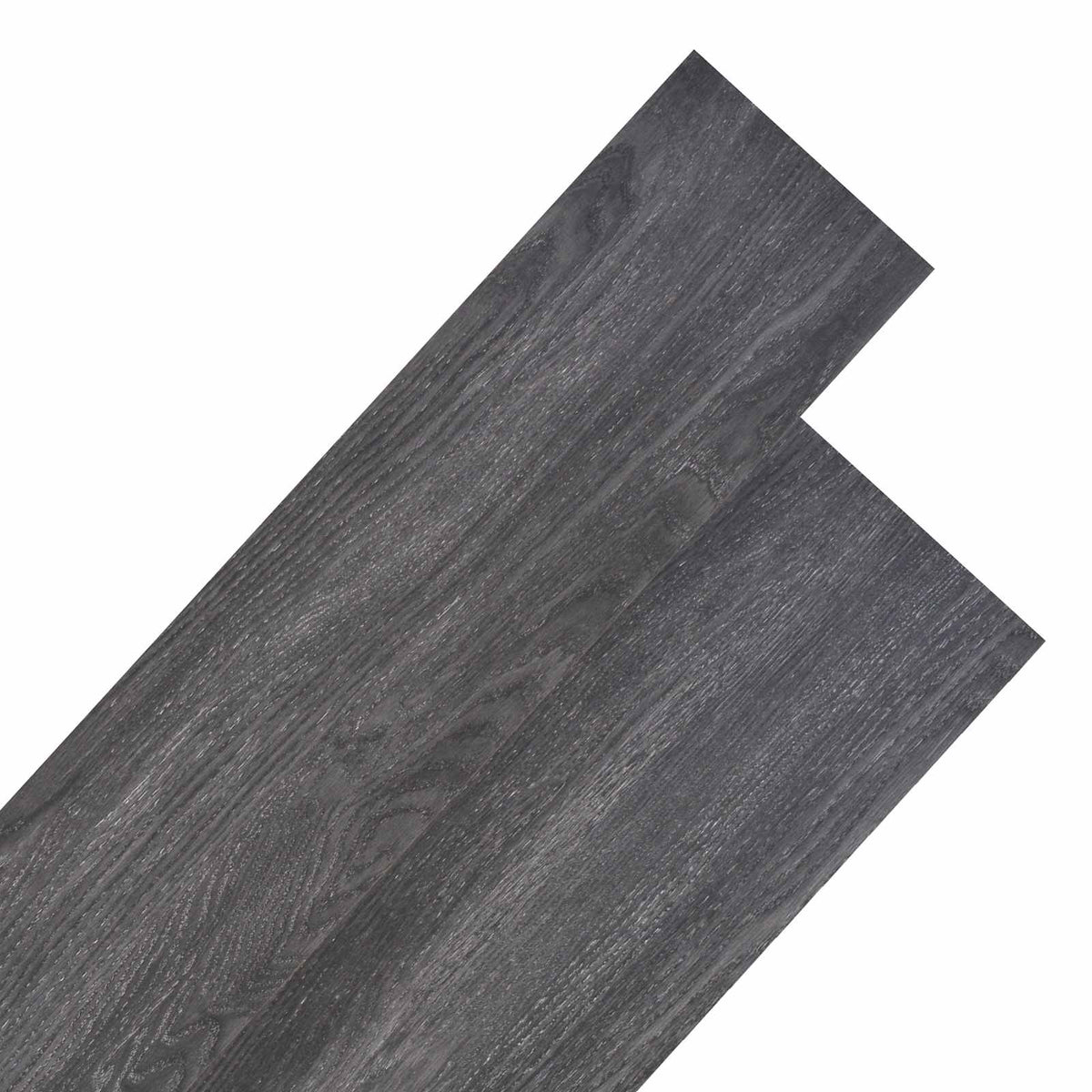 Gulvplanker Sort og Hvid 5,26 m² 18 stk. PVC