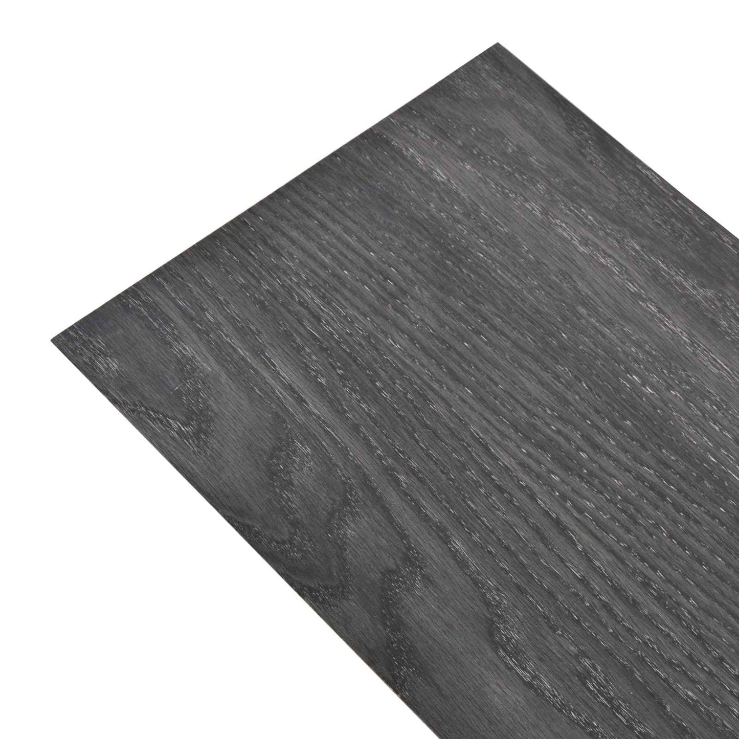 Gulvplanker Sort og Hvid 5,26 m² 18 stk. PVC