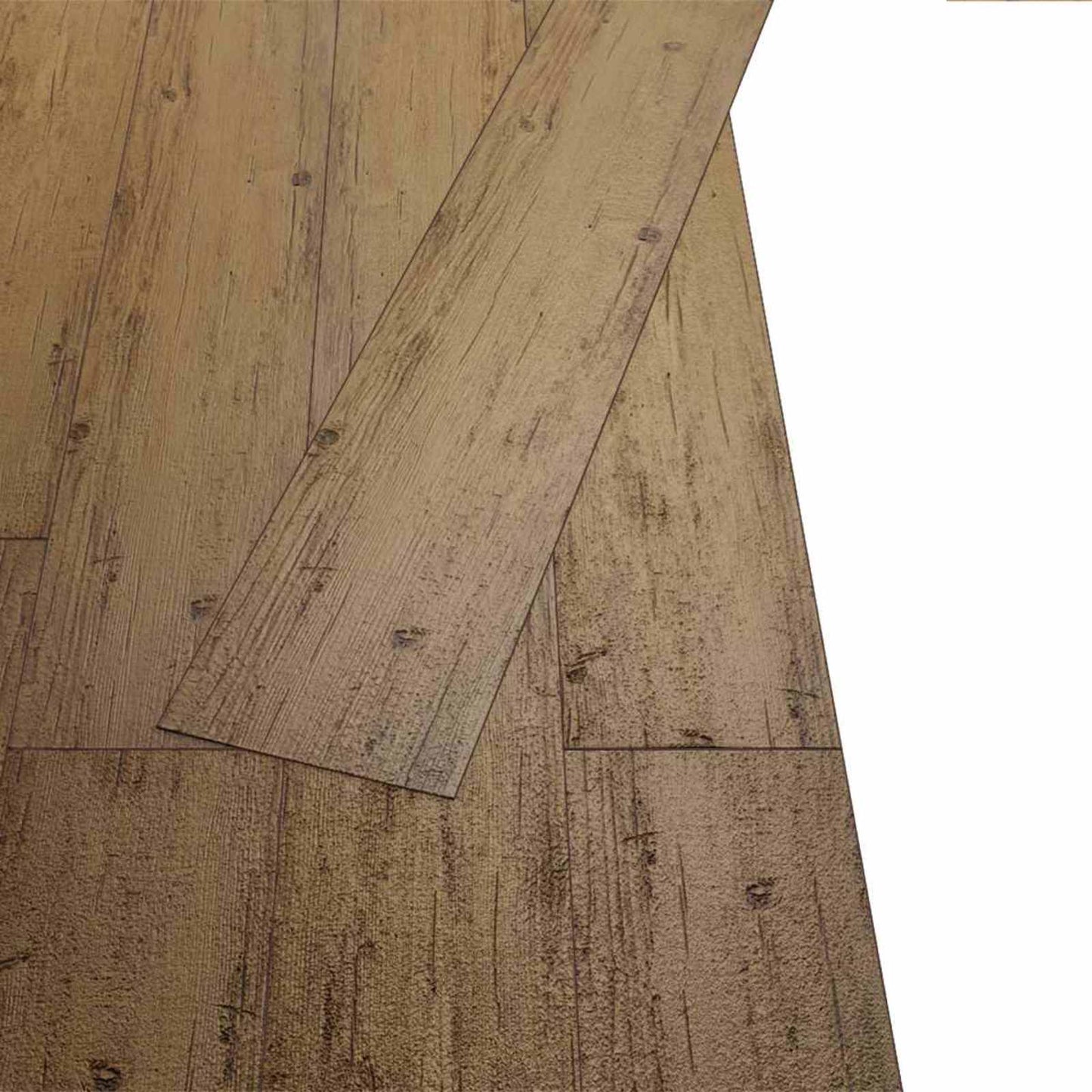 Gulvplanker Valnøddebrun 5,02 m² 36 stk. PVC
