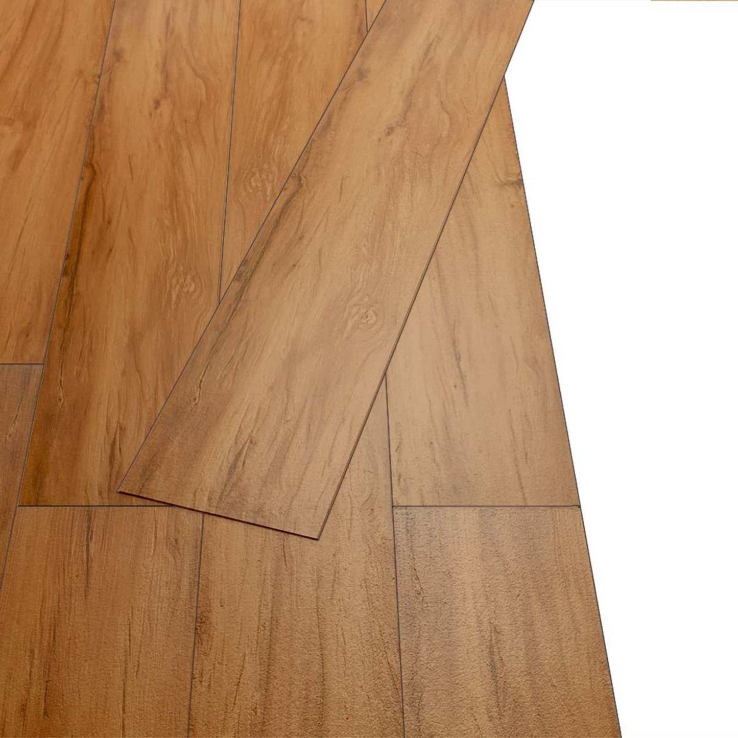 Gulvplanker Naturfarvet 5,02 m² 36 stk. PVC