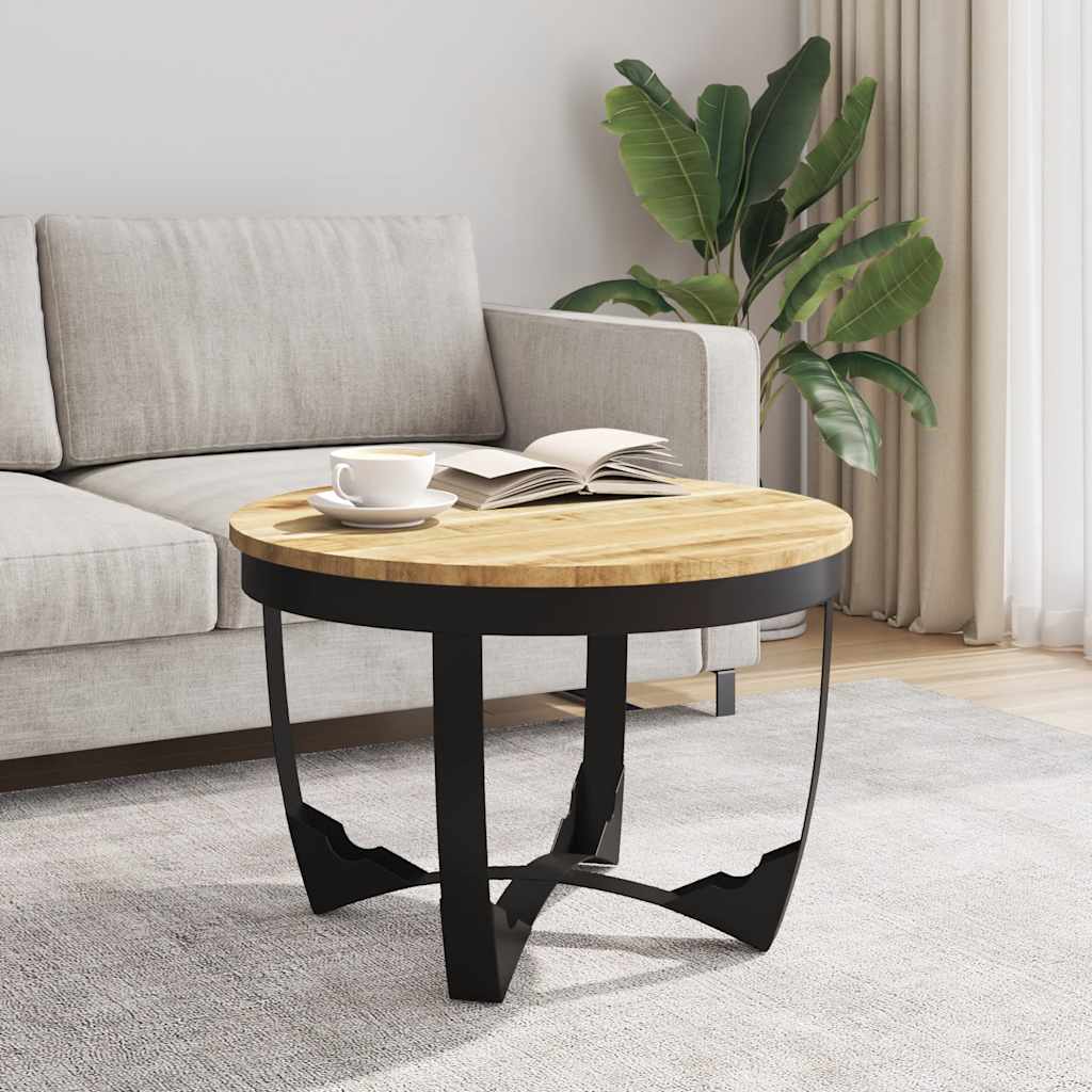 sofabord 60x40 cm massivt ru mangotræ