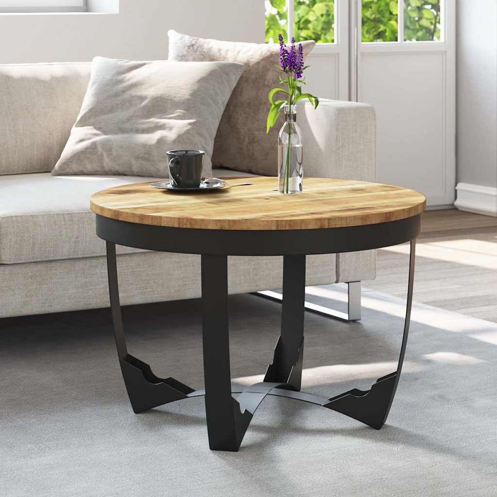 sofabord 60x40 cm massivt ru mangotræ