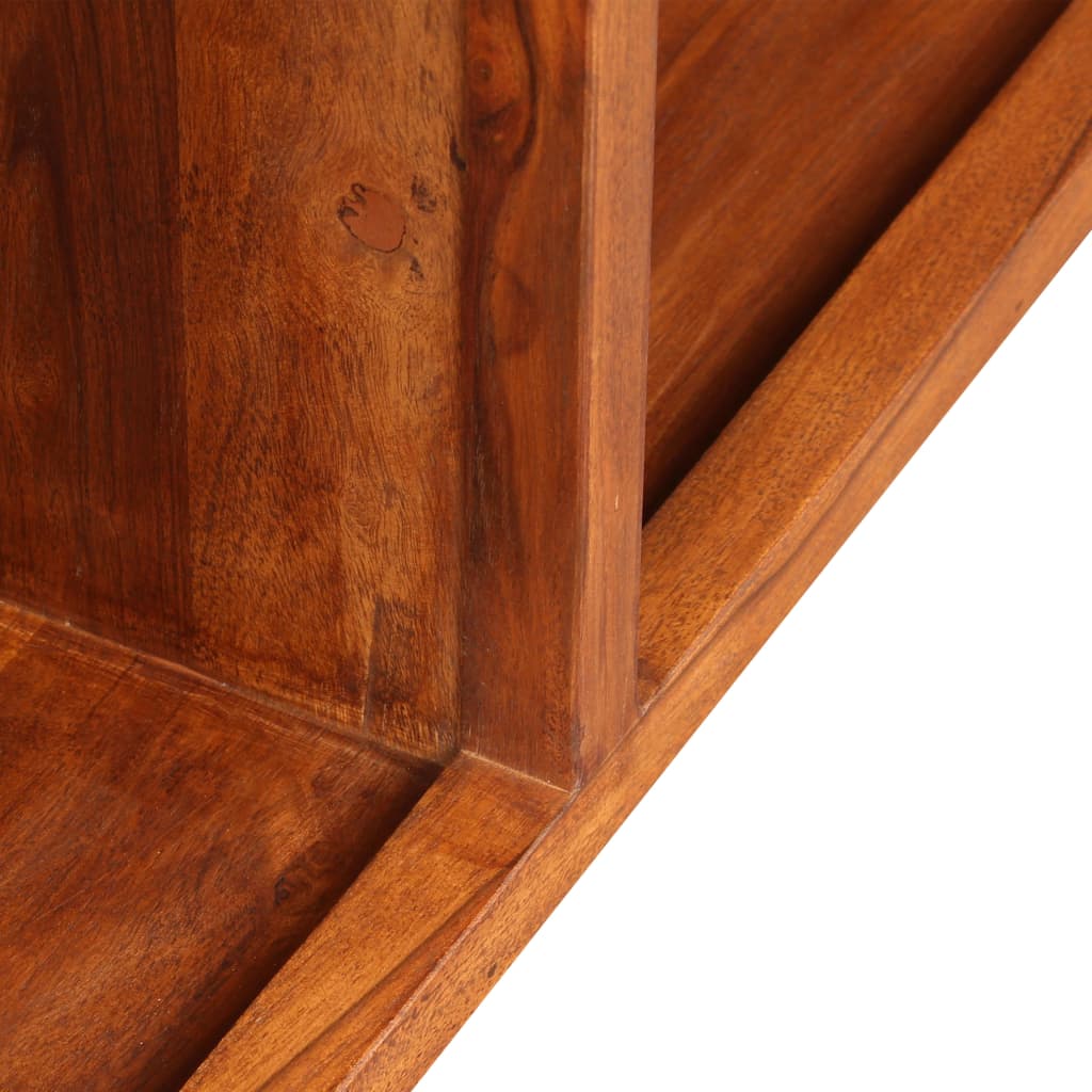 tv-skab 120x30x40 cm massivt træ honningfarvet finish