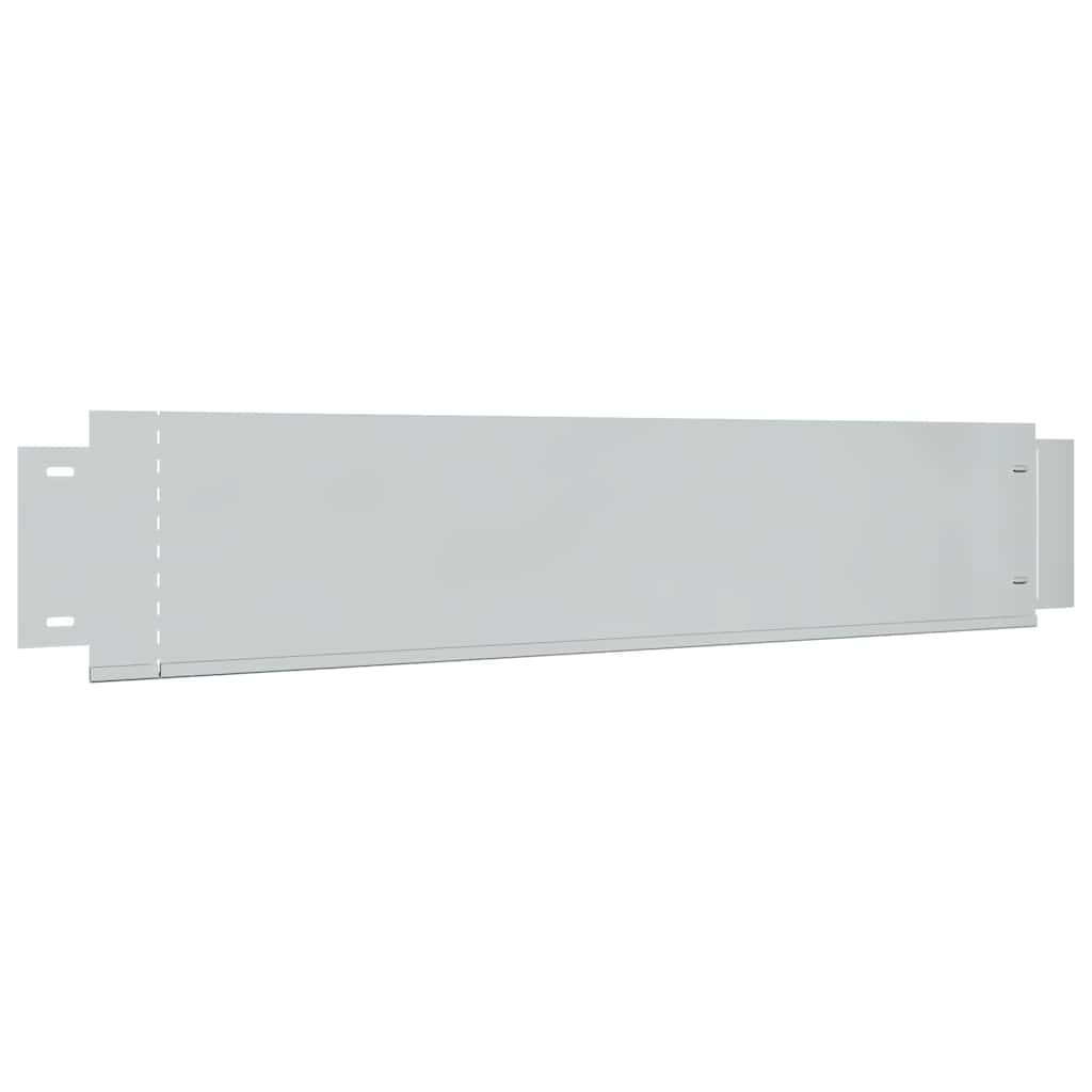 havekanter 5 stk. galvaniseret stål 100 x 19 cm