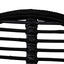 spisebordsstole 2 stk. naturligt rattan sort