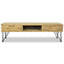 TV-skab 120 x 35 x 35 cm massivt teaktræ