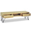TV-skab 120 x 35 x 35 cm massivt teaktræ