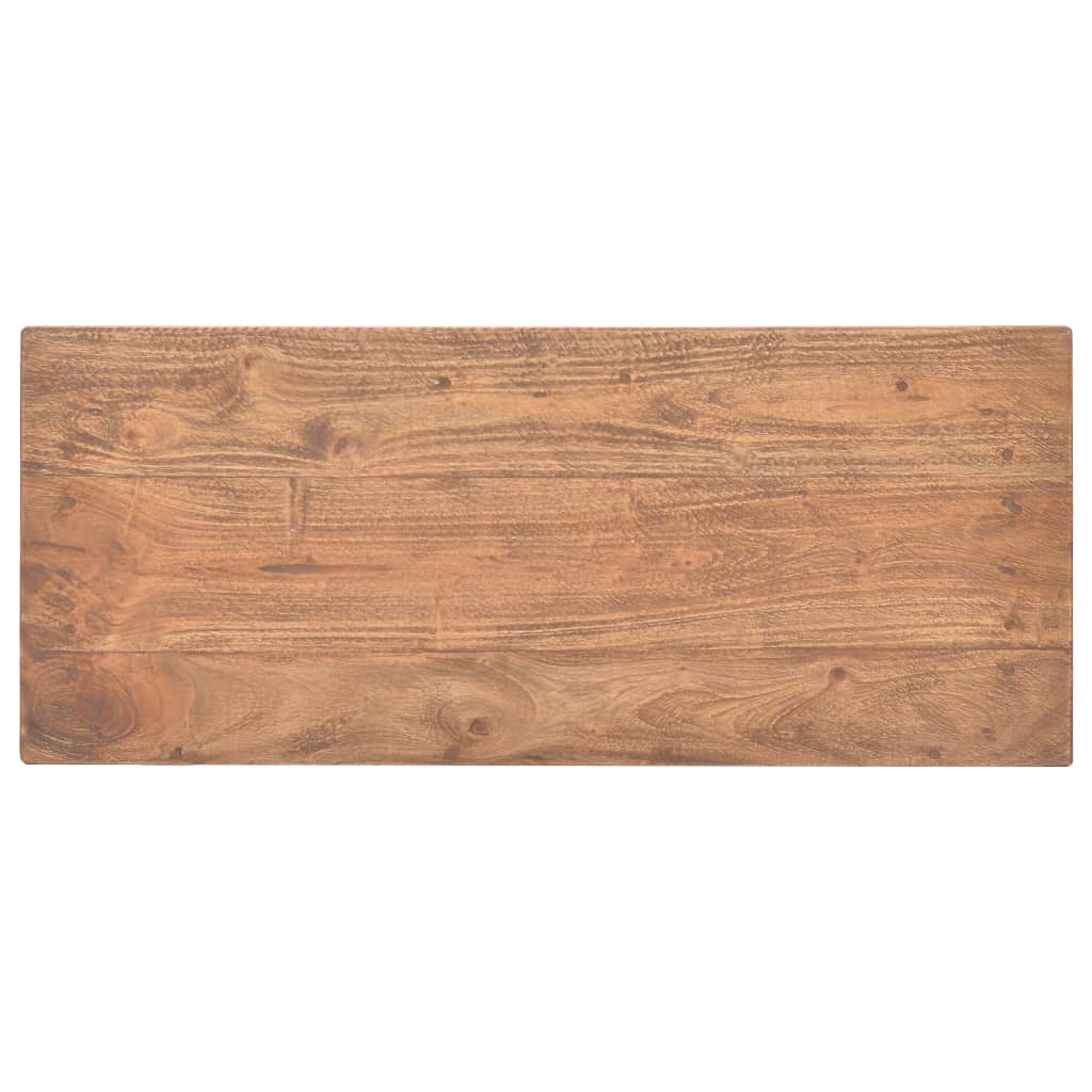 konsolbord 69x28x70 cm massivt mahognitræ