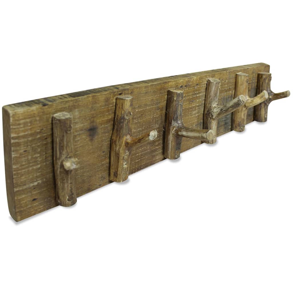knagerække 60x15 cm blandet genbrugstræ