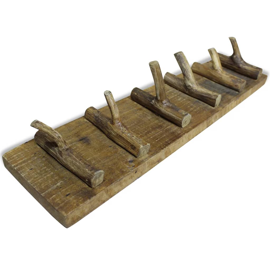 knagerække 60x15 cm blandet genbrugstræ