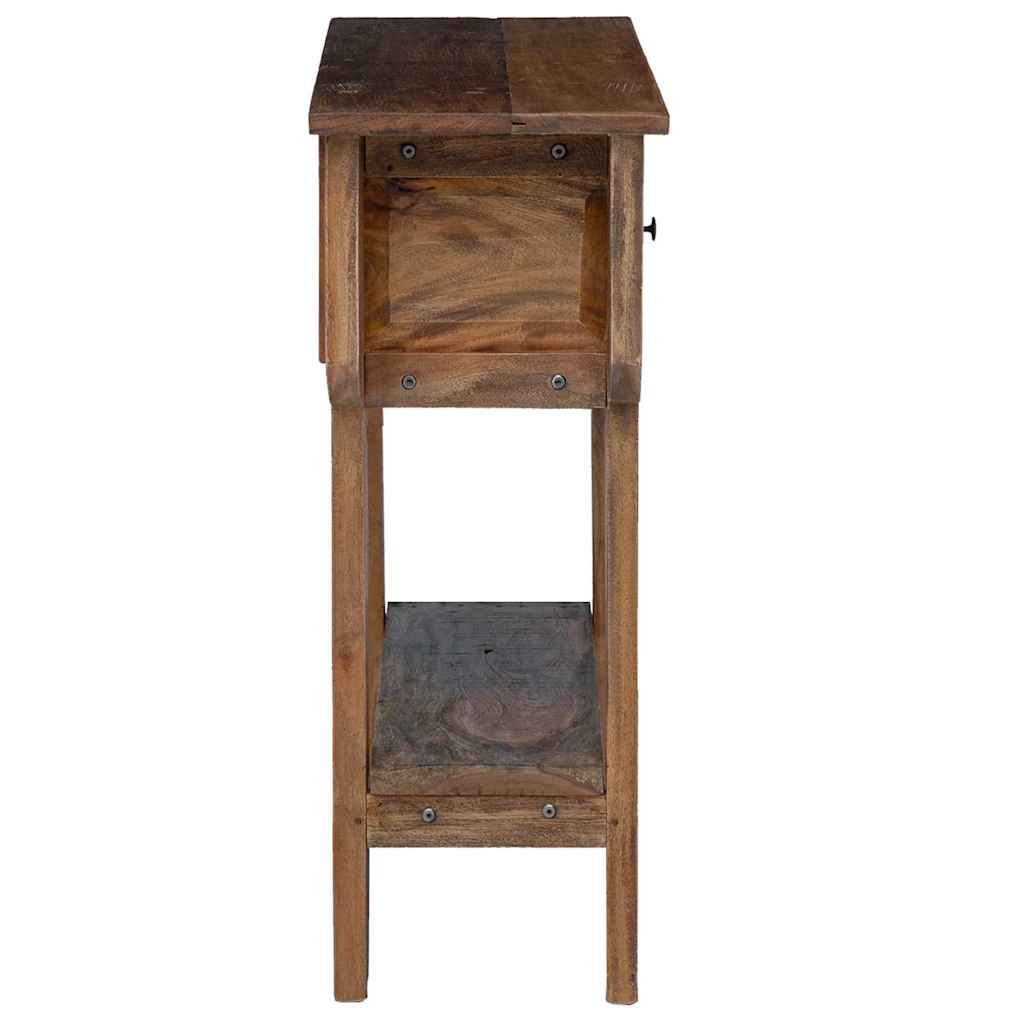 konsolbord 80x35x80 cm blandet genbrugstræ