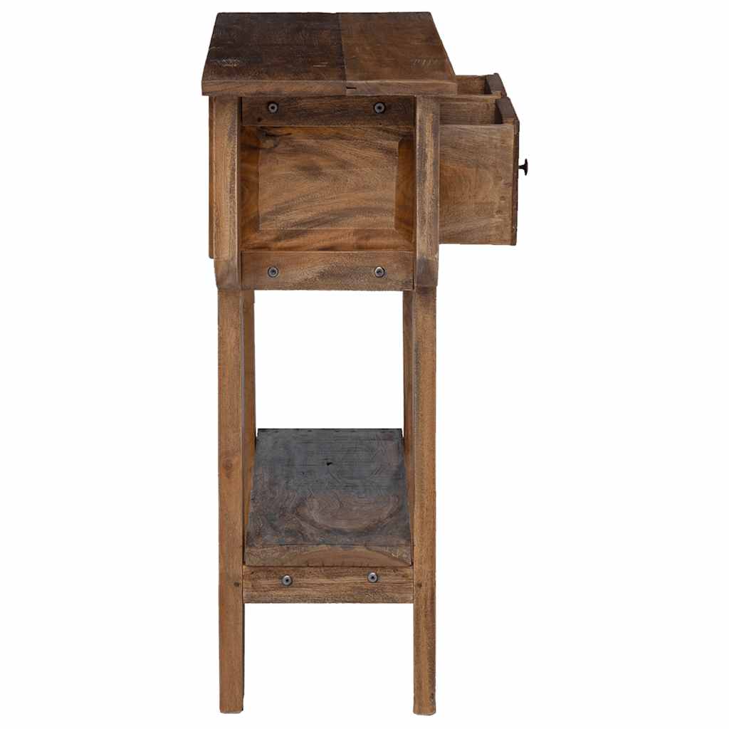 konsolbord 80x35x80 cm blandet genbrugstræ