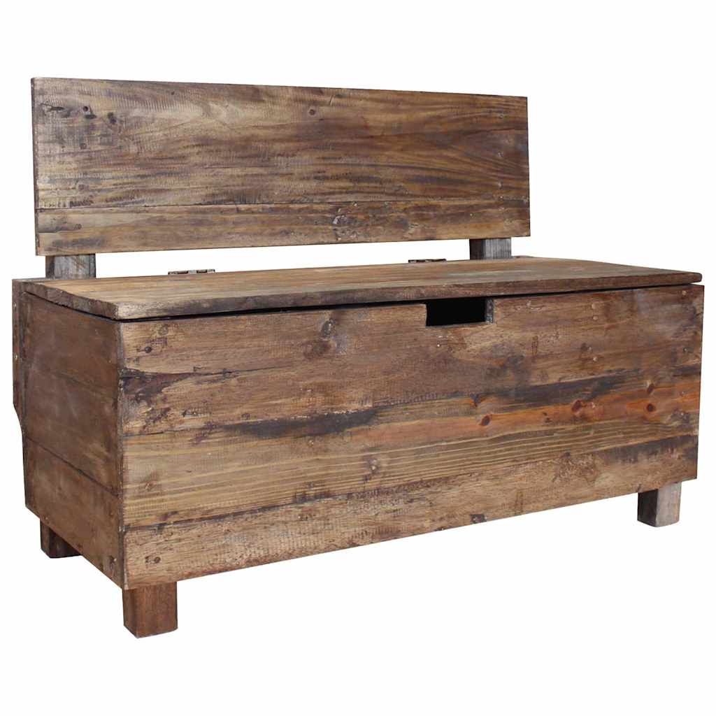 bænk 80x40x60 cm massivt mahognitræ