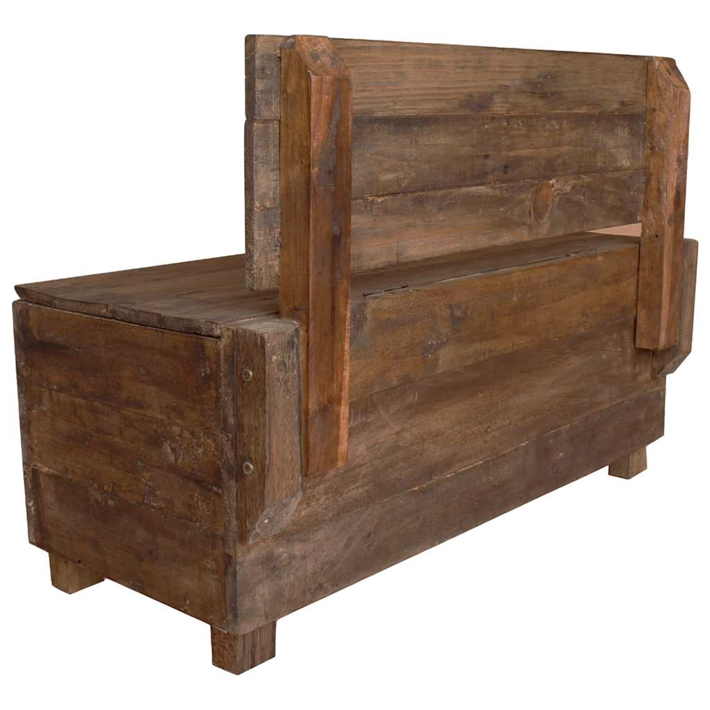 bænk 80x40x60 cm massivt mahognitræ