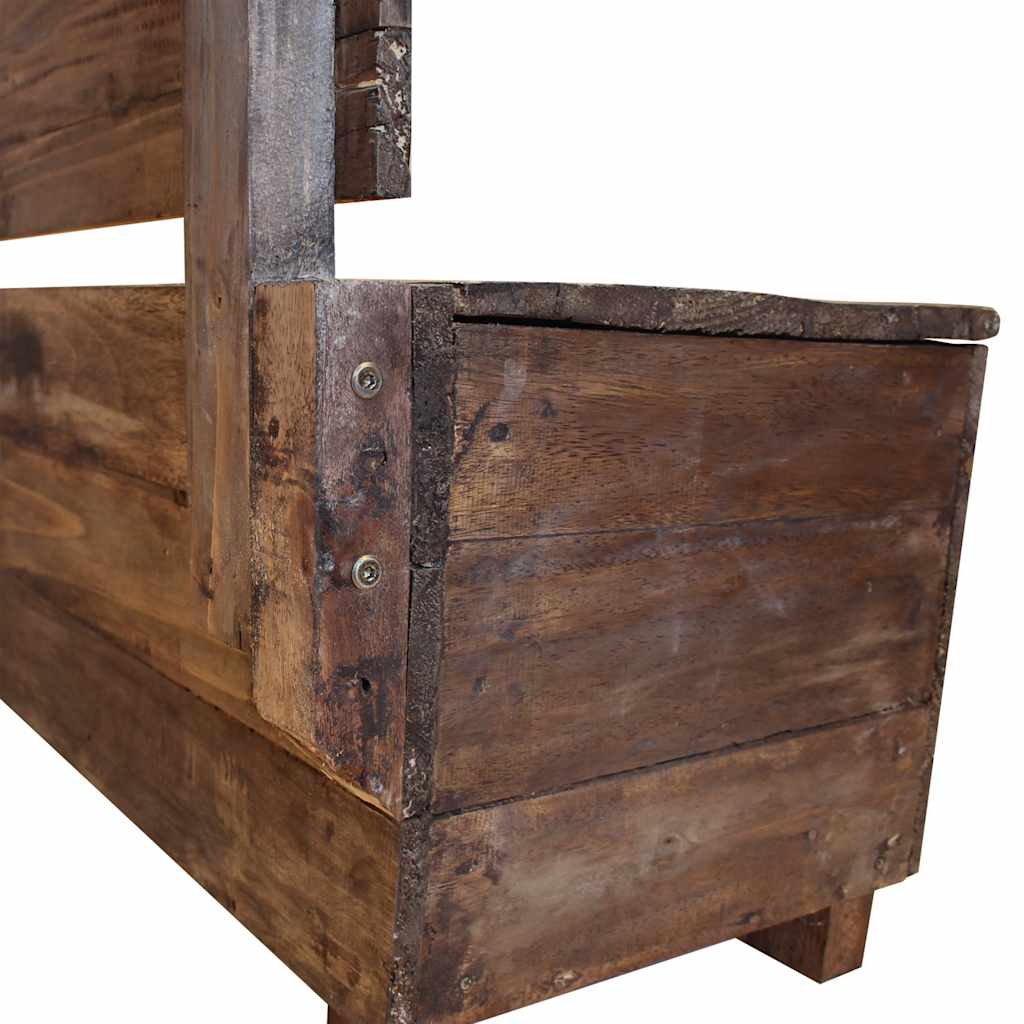 bænk 80x40x60 cm massivt mahognitræ