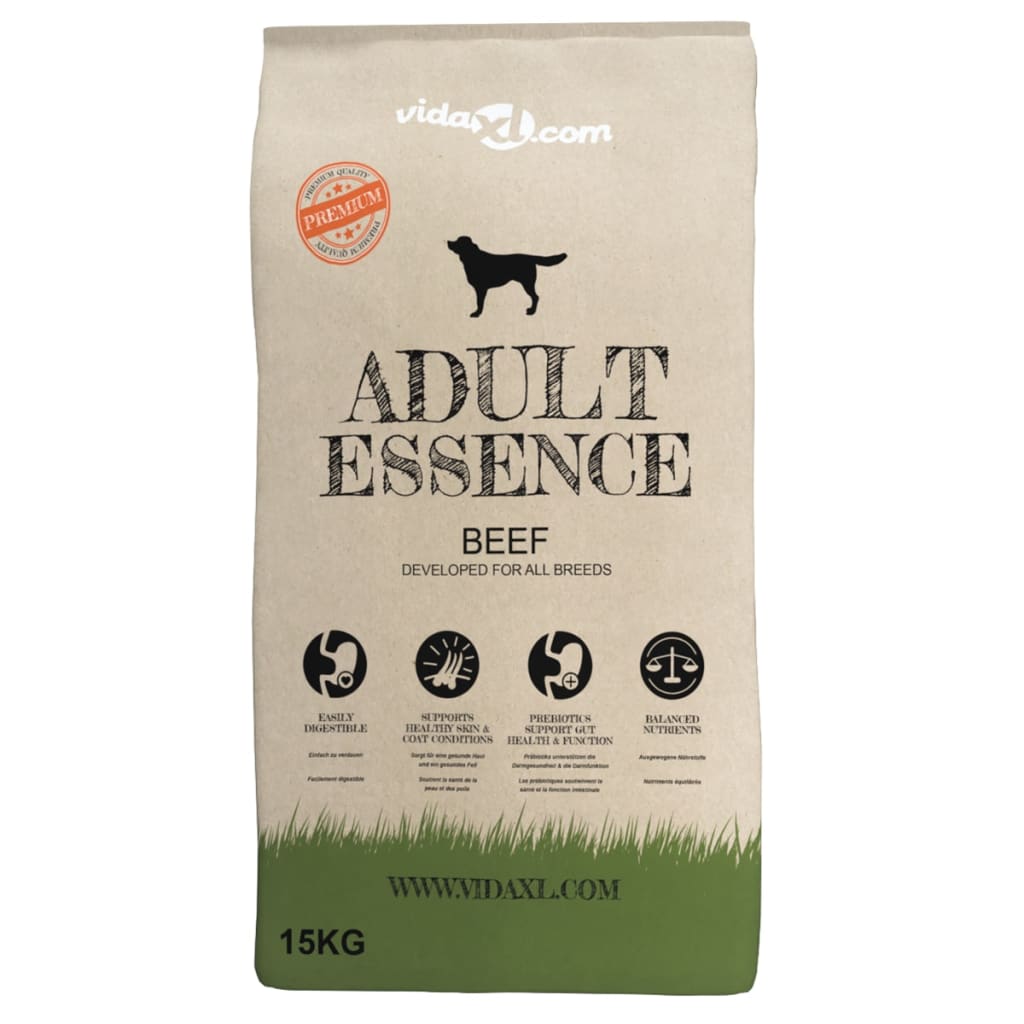 luksustørfoder til hunde Adult Essence Beef 15 kg