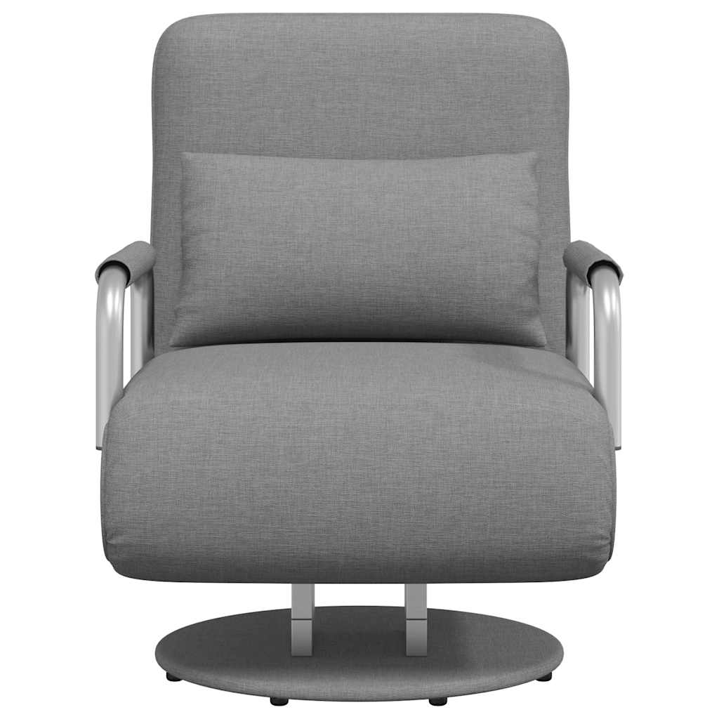 drejestol og sovesofa lysegrå