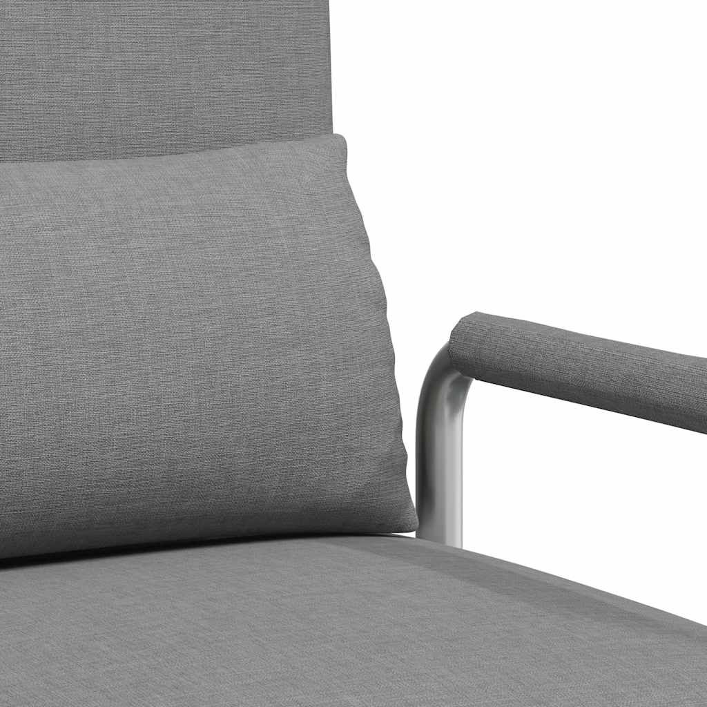 drejestol og sovesofa lysegrå