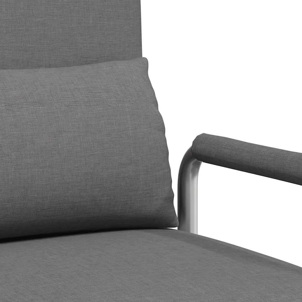 drejestol og sovesofa mørkegrå