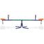360-graders roterende vippe orange