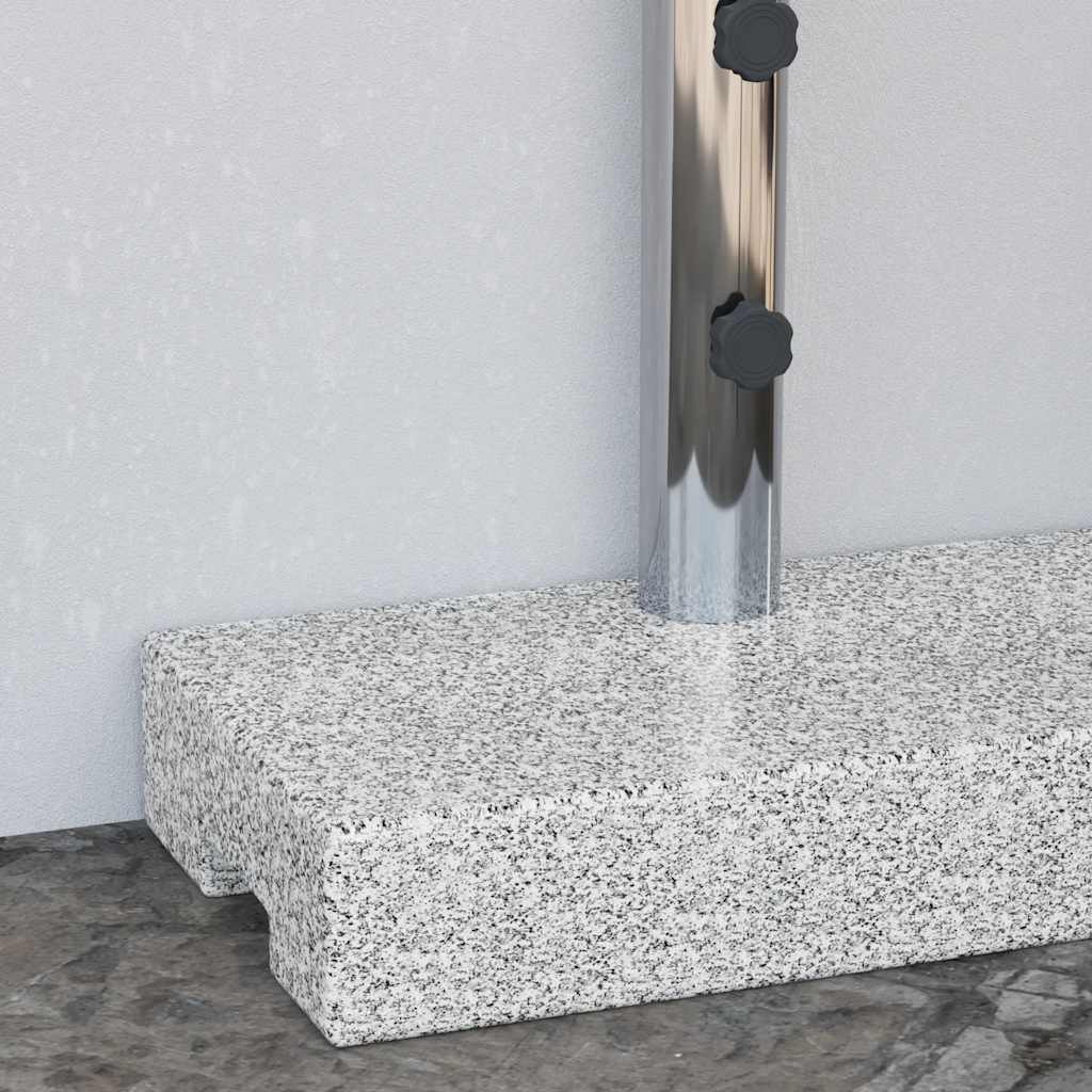 parasolfod granit rektangulær 25 kg