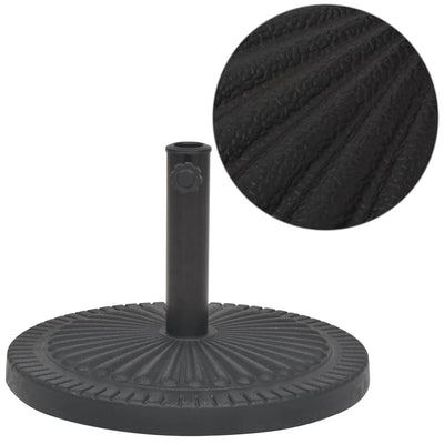 parasolfod resin rund sort 29 kg