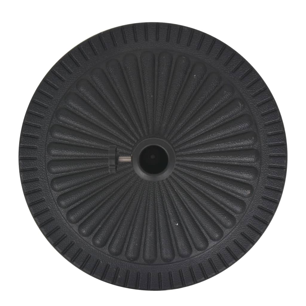 parasolfod resin rund sort 29 kg